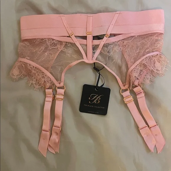 Honey Birdette Belinda full set in Candy Pink
